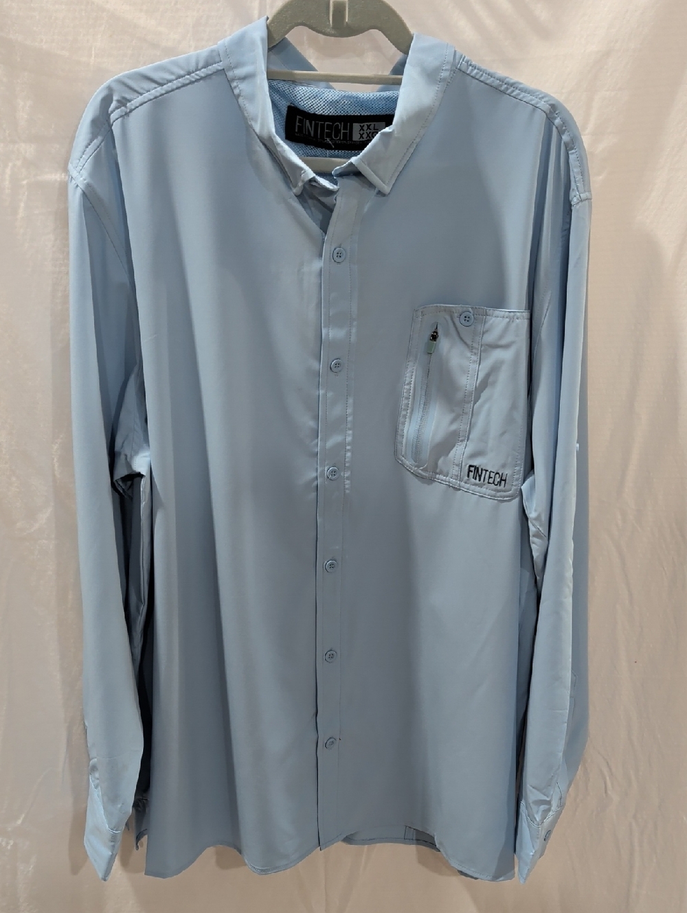 Fintech blue shirt XXL